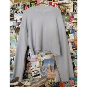 {SET} Light Purple ZARA Sweater and Wide Leg Pants Knit Set S